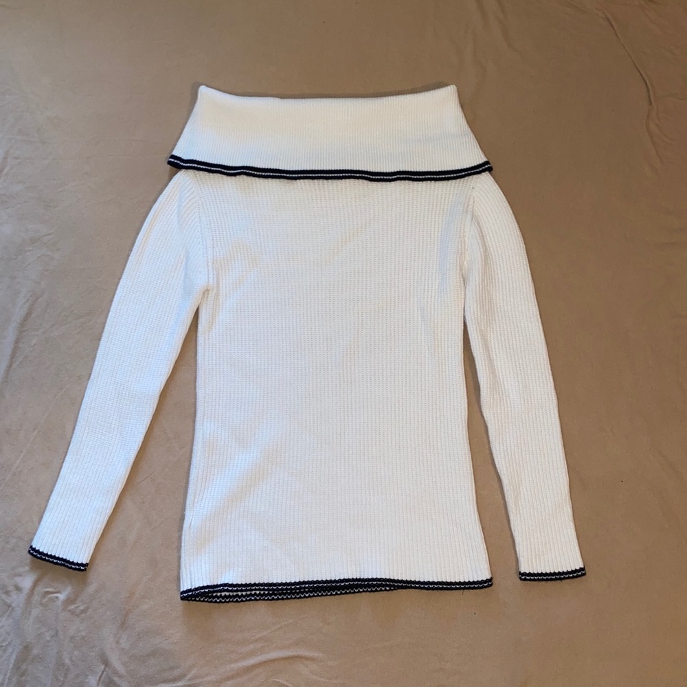 Lulus Bobsleigh Off The Shoulder Sweater - Picture 4 of 7